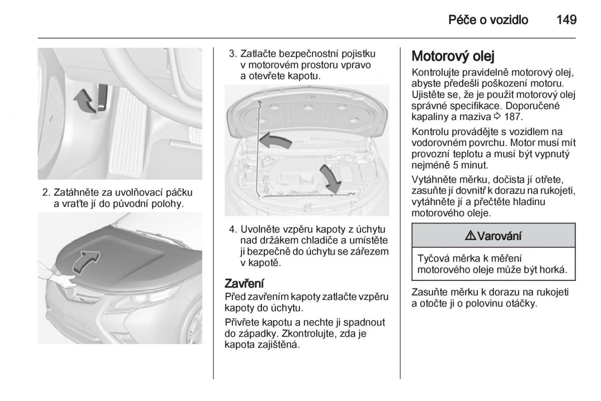 Opel Ampera navod k obsludze / page 151