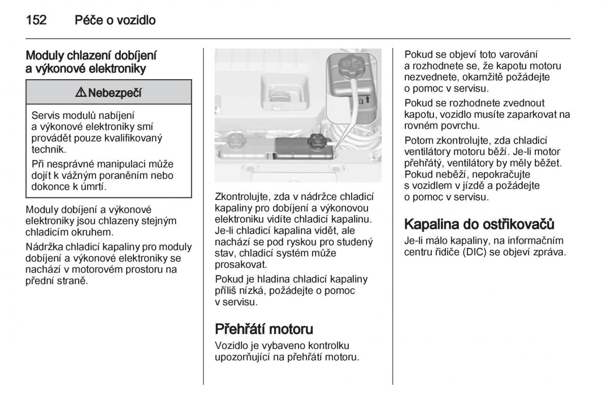 Opel Ampera navod k obsludze / page 154