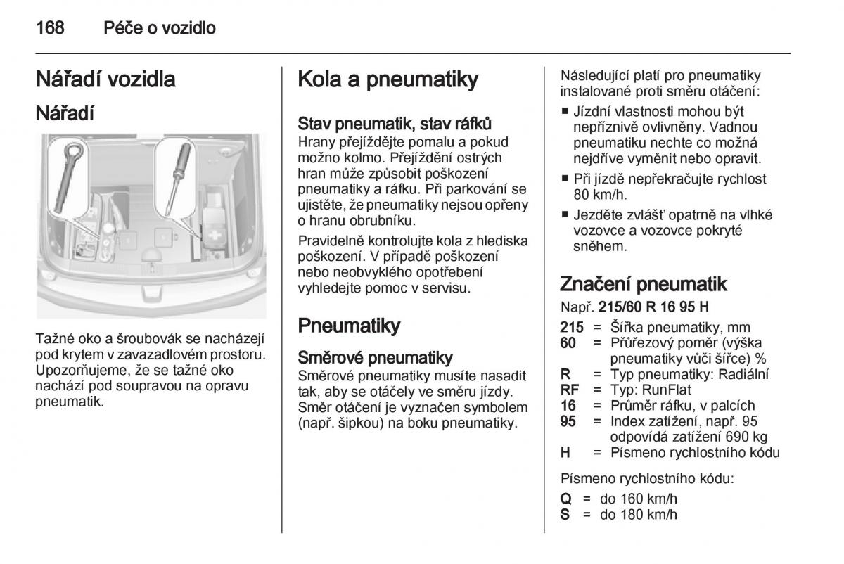 Opel Ampera navod k obsludze / page 170