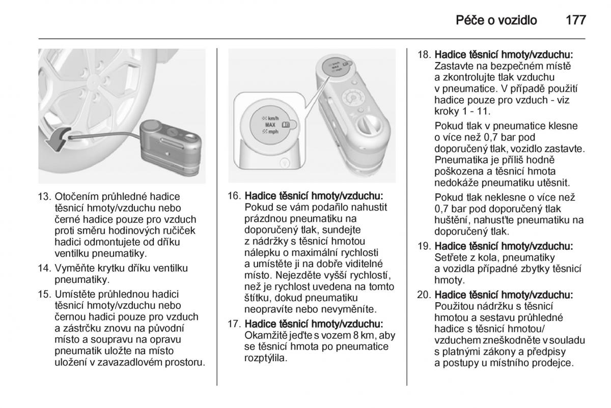 Opel Ampera navod k obsludze / page 179