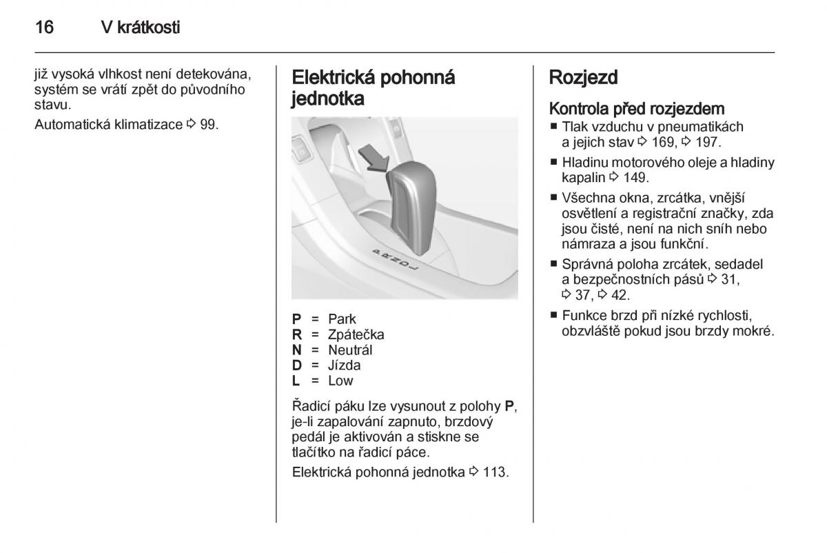 Opel Ampera navod k obsludze / page 18