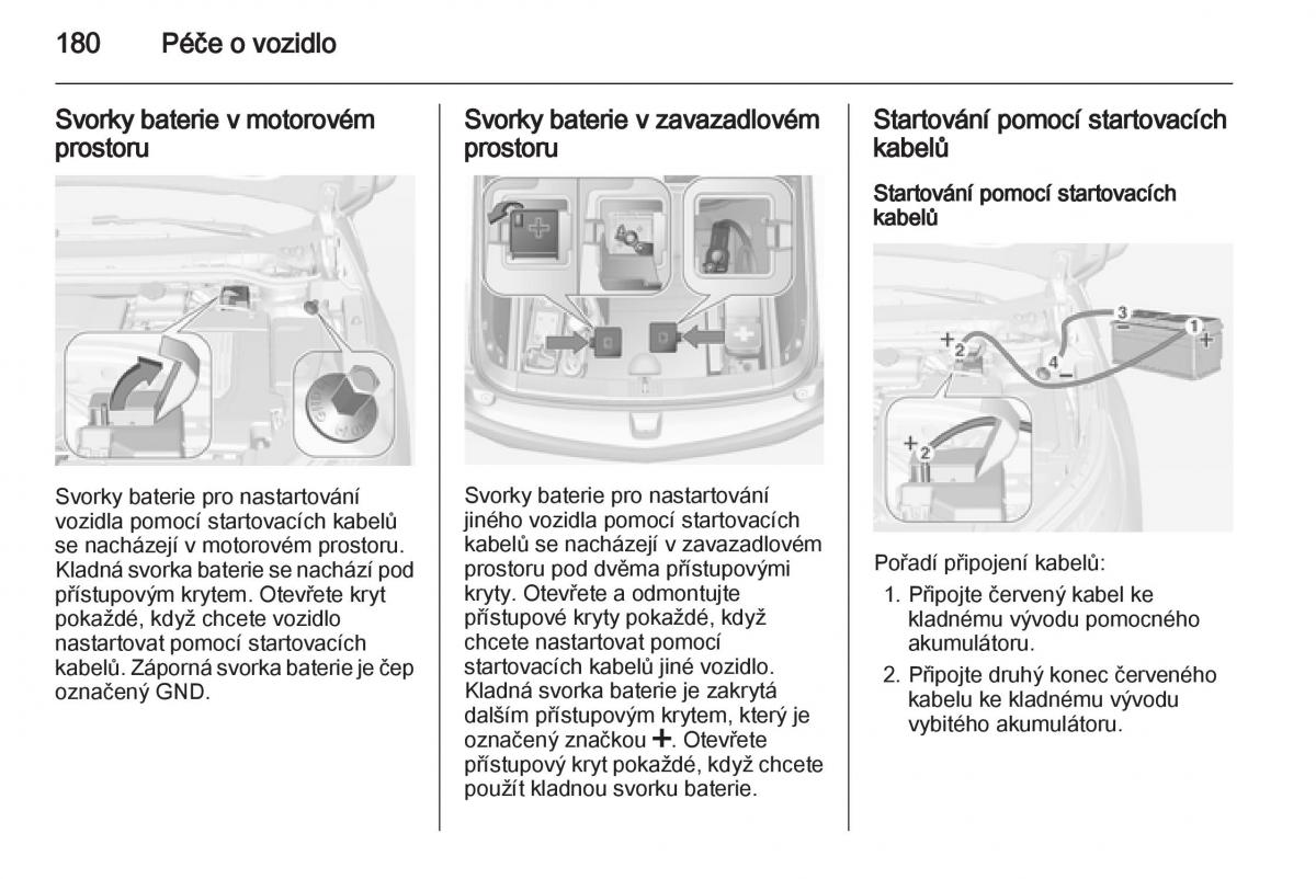 Opel Ampera navod k obsludze / page 182