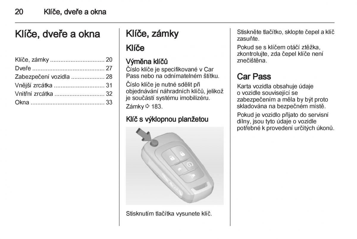 Opel Ampera navod k obsludze / page 22