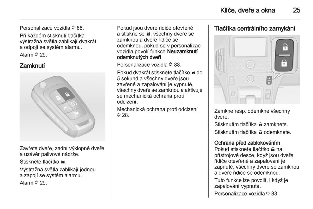 Opel Ampera navod k obsludze / page 27