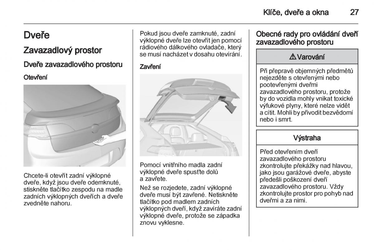 Opel Ampera navod k obsludze / page 29