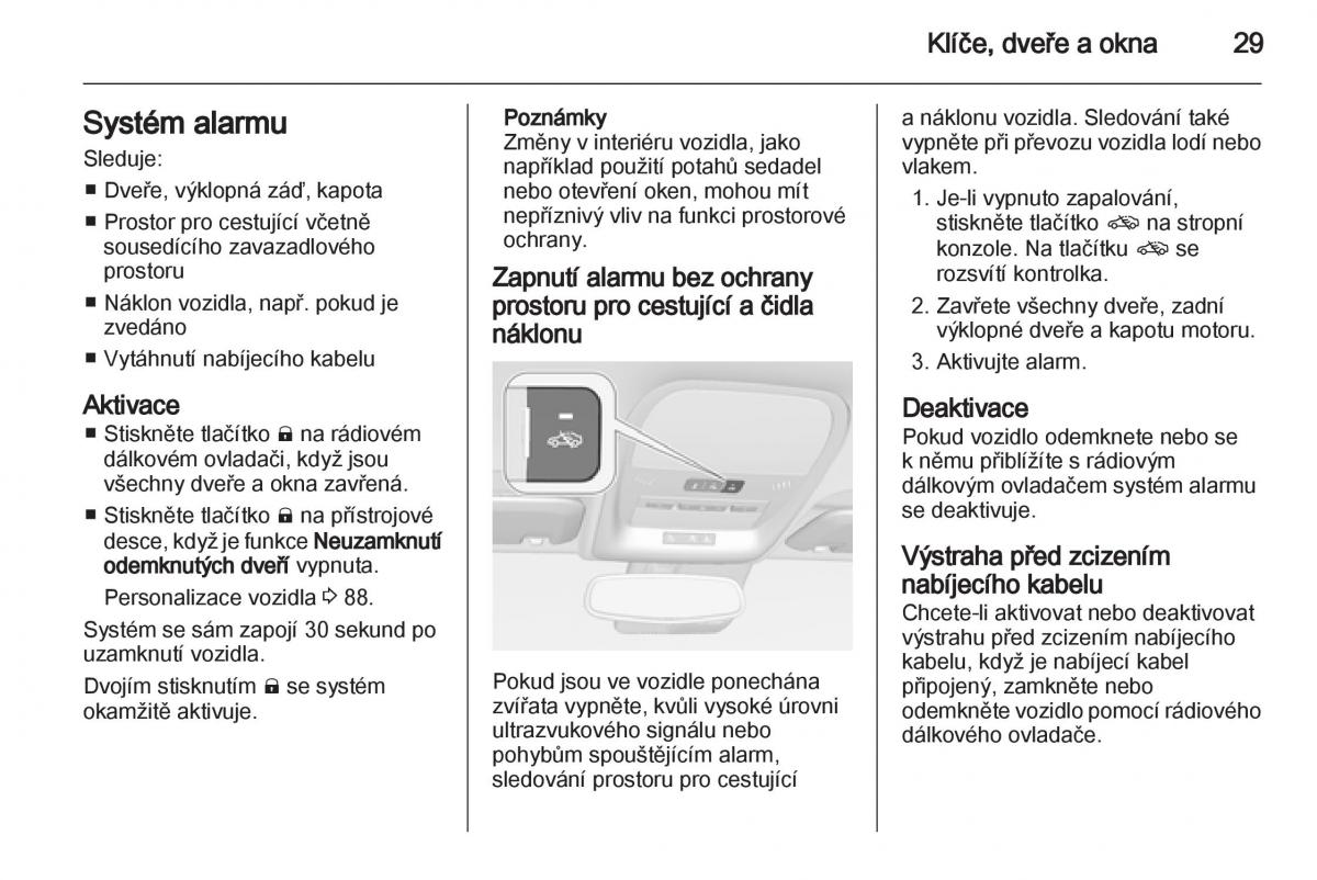 Opel Ampera navod k obsludze / page 31