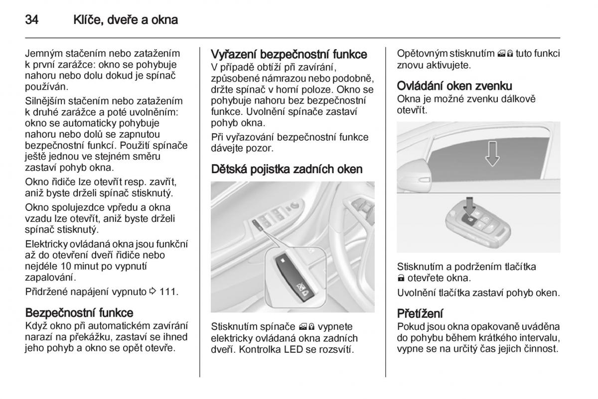 Opel Ampera navod k obsludze / page 36