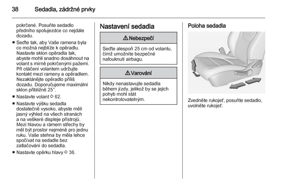 Opel Ampera navod k obsludze / page 40