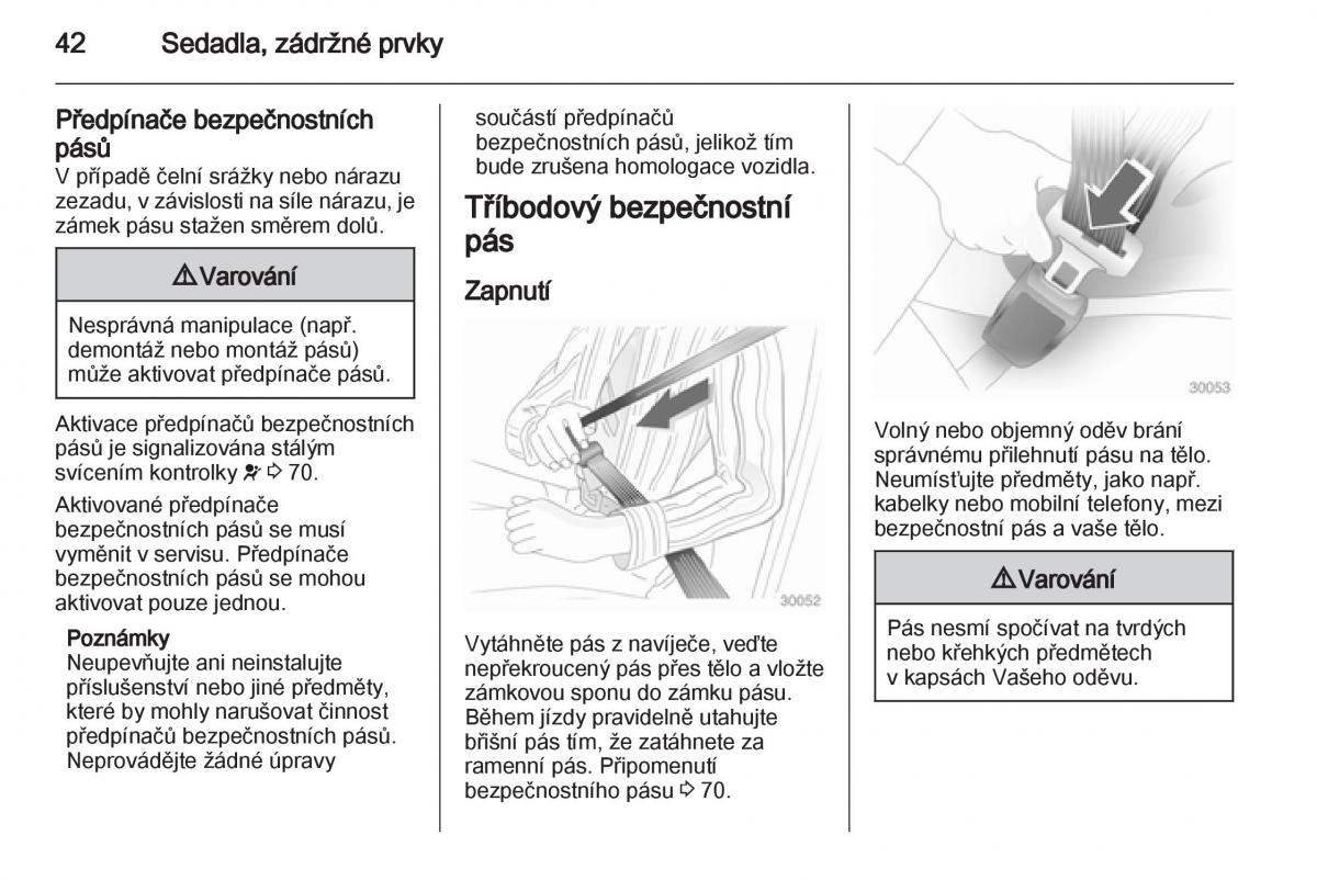 Opel Ampera navod k obsludze / page 44