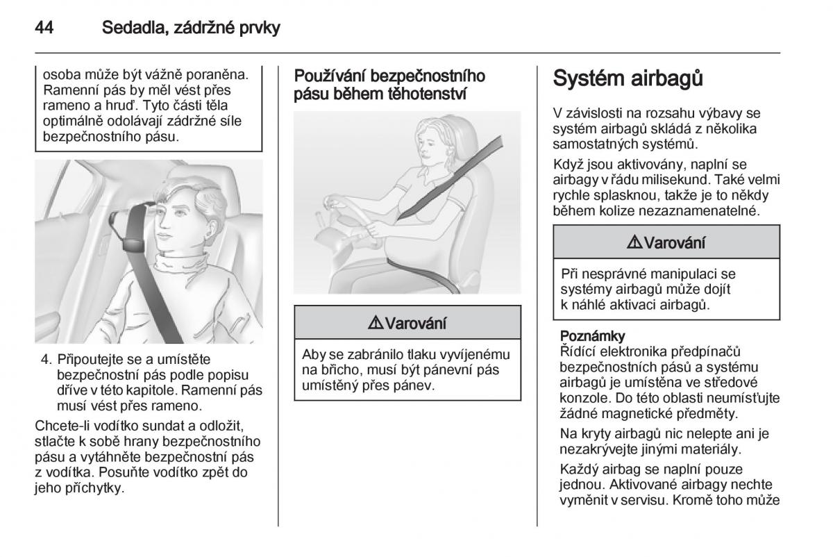 Opel Ampera navod k obsludze / page 46