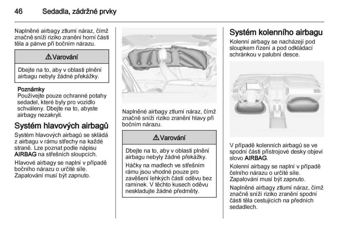 Opel Ampera navod k obsludze / page 48