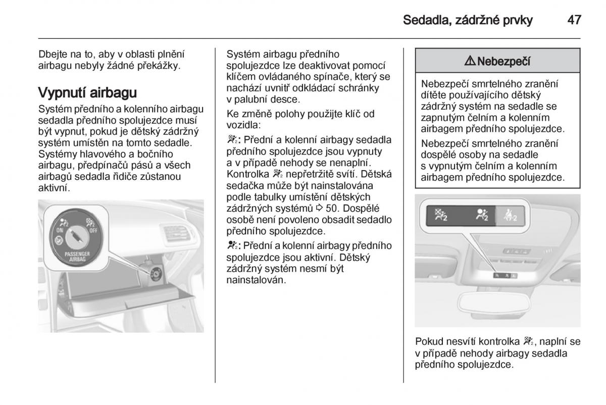 Opel Ampera navod k obsludze / page 49