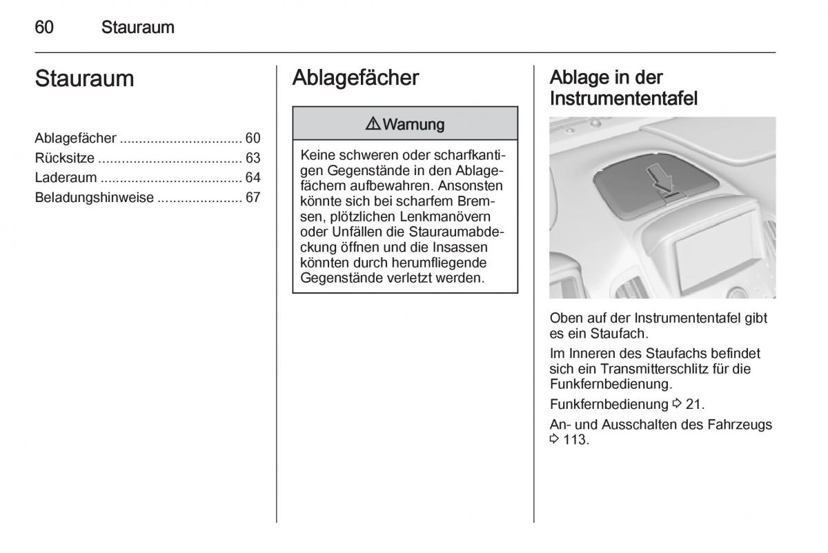 Opel Ampera Handbuch / page 62