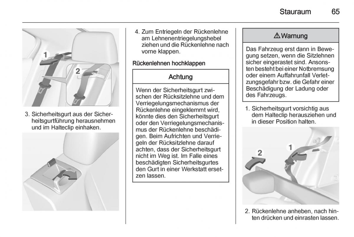 Opel Ampera Handbuch / page 67