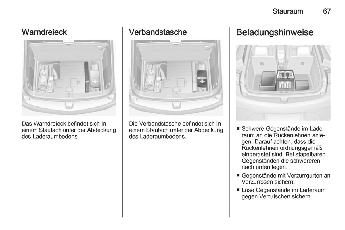 Opel Ampera Handbuch / page 69