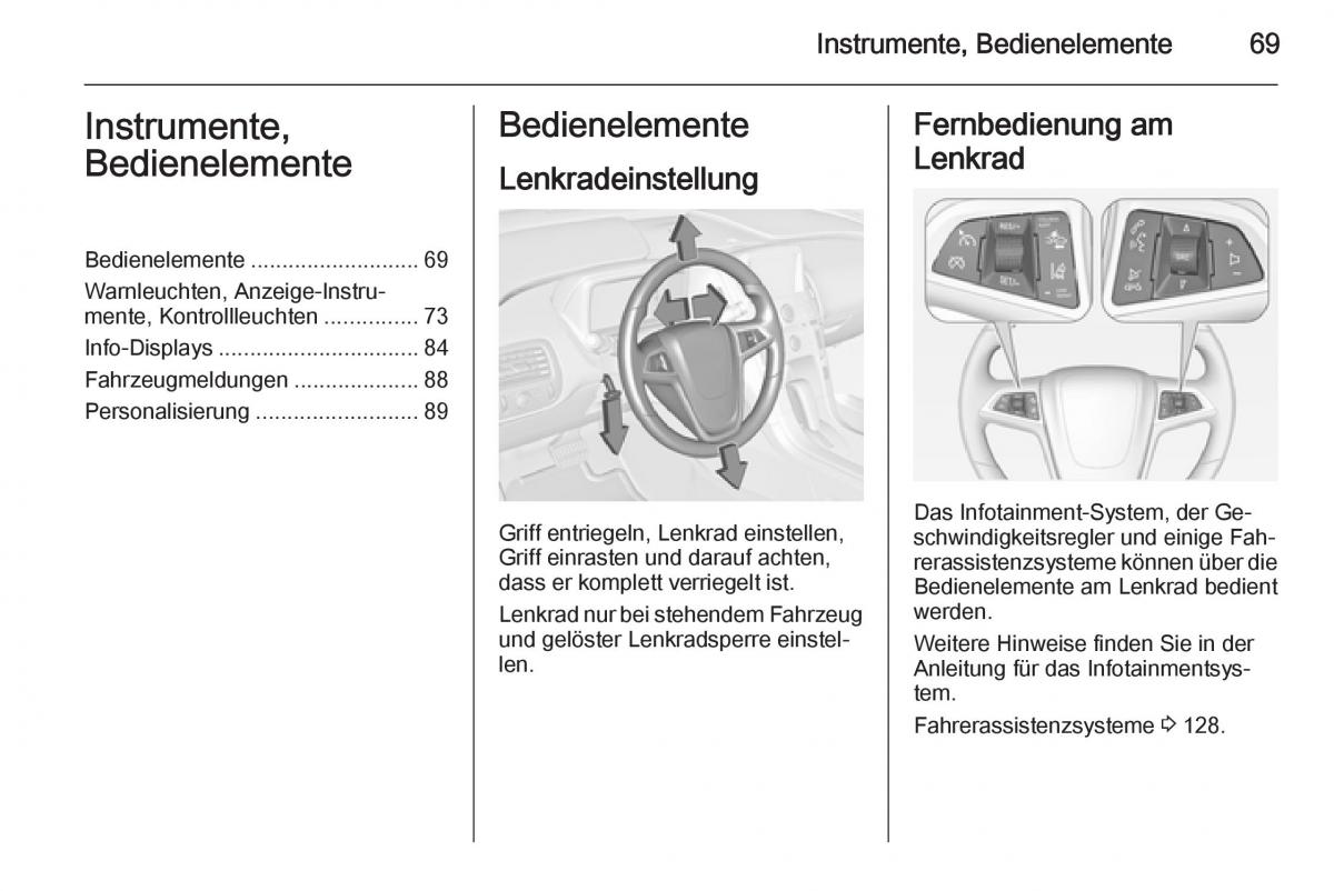 Opel Ampera Handbuch / page 71