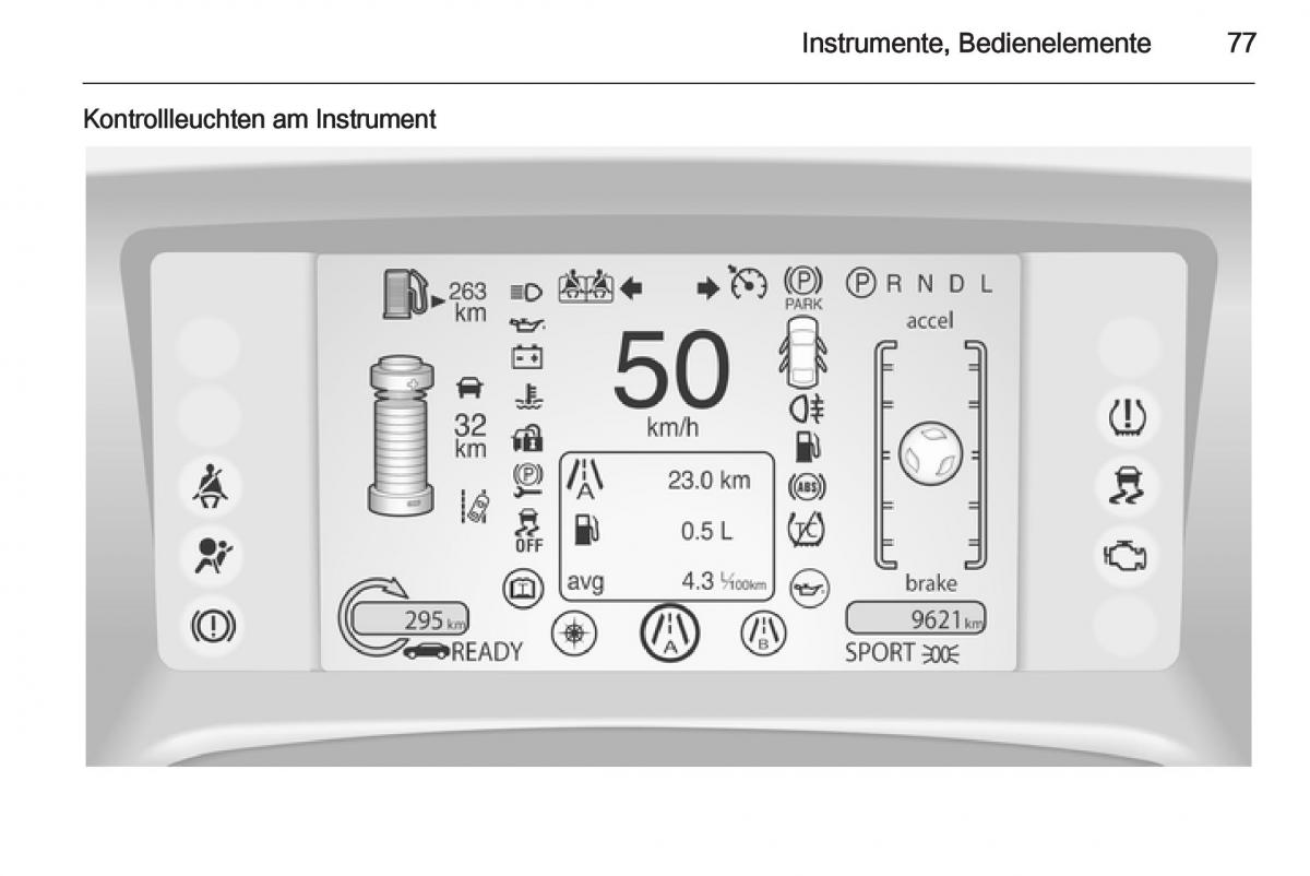 Opel Ampera Handbuch / page 79