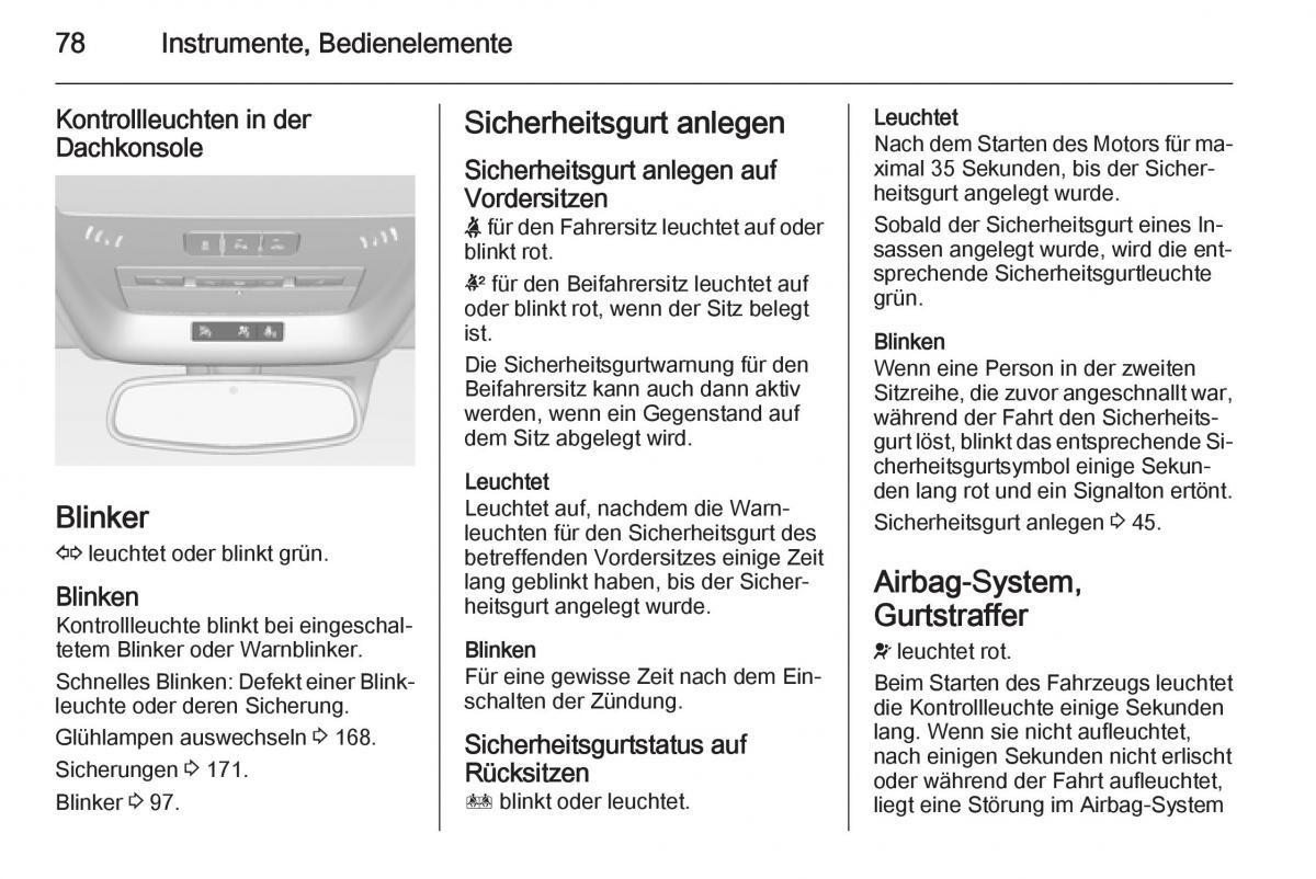 Opel Ampera Handbuch / page 80