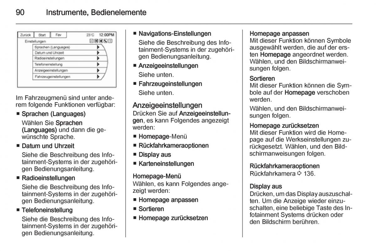 Opel Ampera Handbuch / page 92