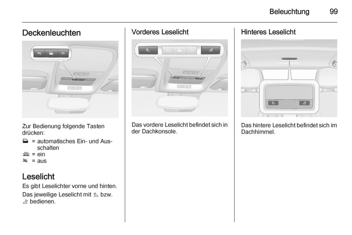 Opel Ampera Handbuch / page 101