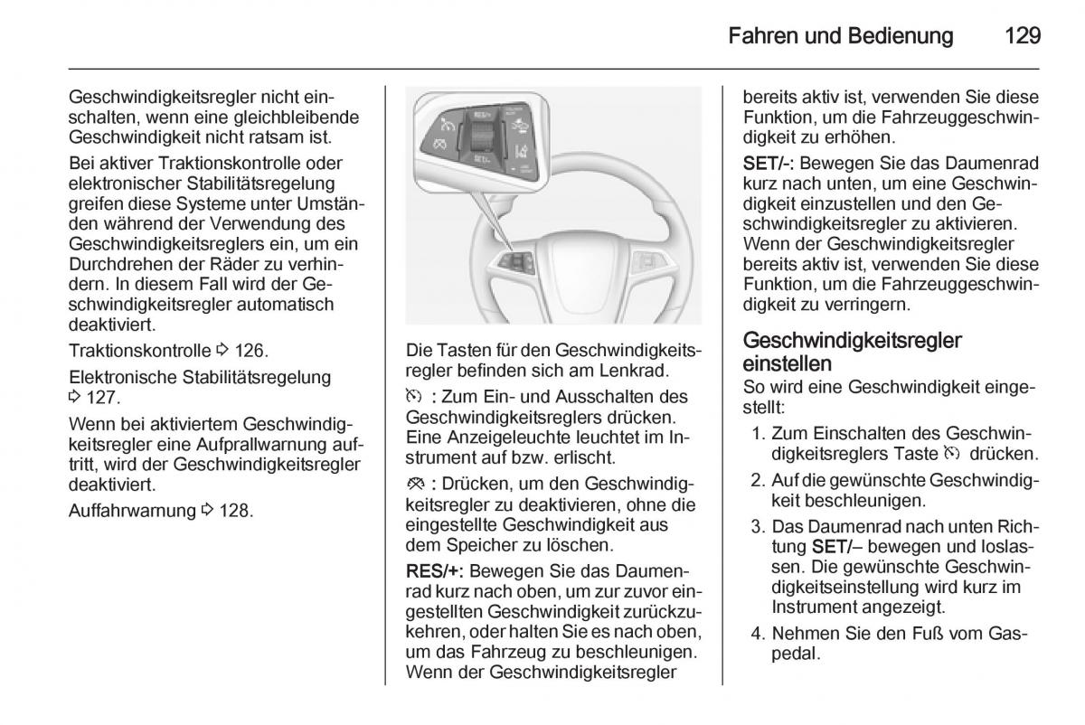 Opel Ampera Handbuch / page 131