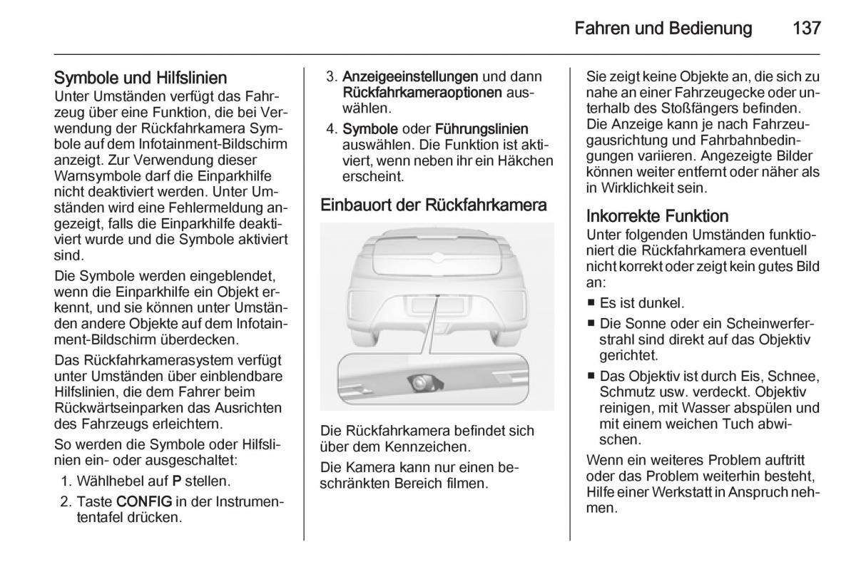 Opel Ampera Handbuch / page 139