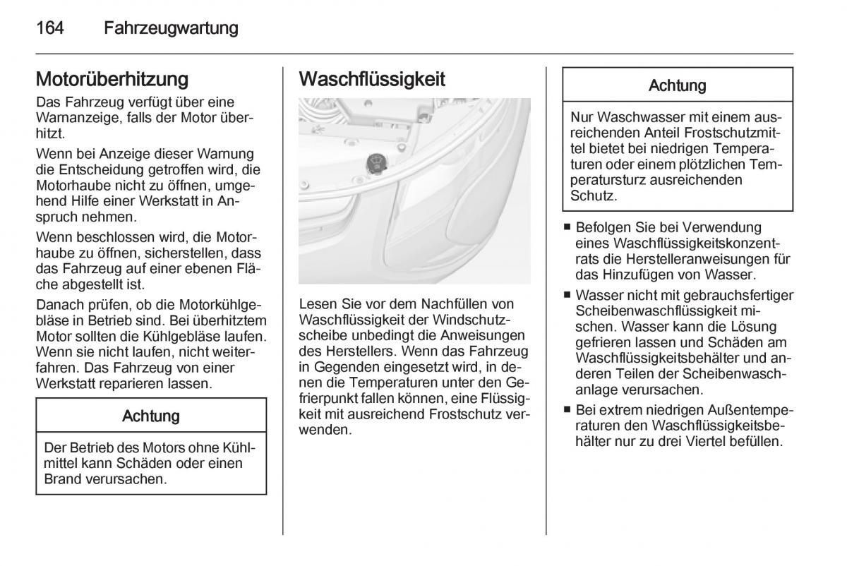 Opel Ampera Handbuch / page 166