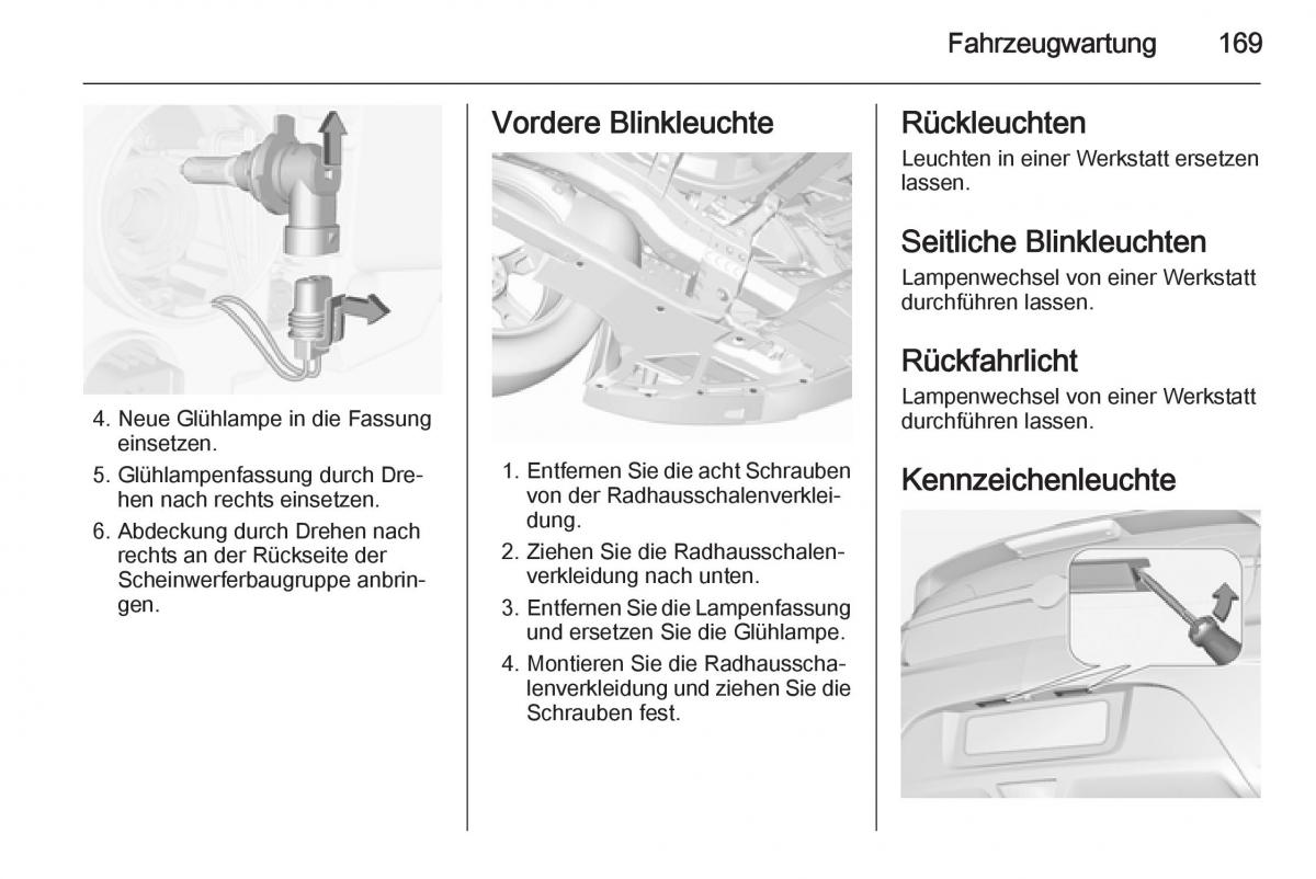 Opel Ampera Handbuch / page 171