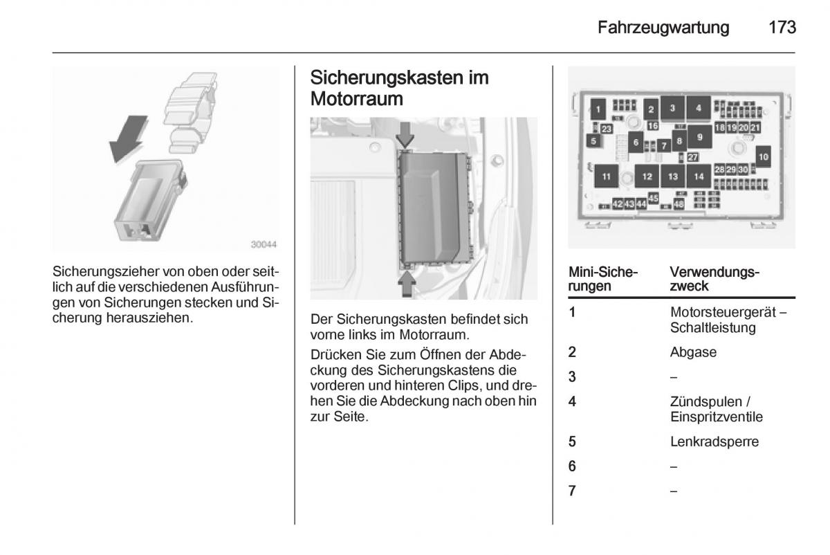 Opel Ampera Handbuch / page 175