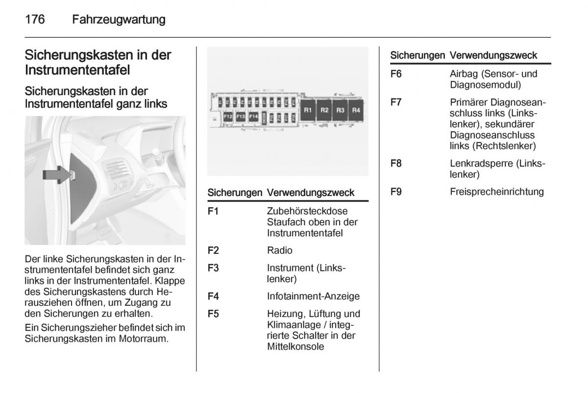 Opel Ampera Handbuch / page 178