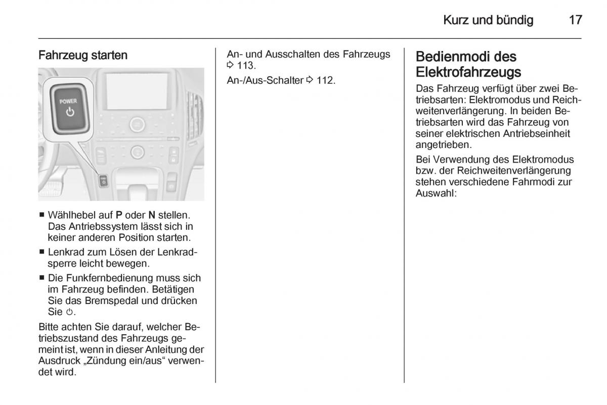 Opel Ampera Handbuch / page 19