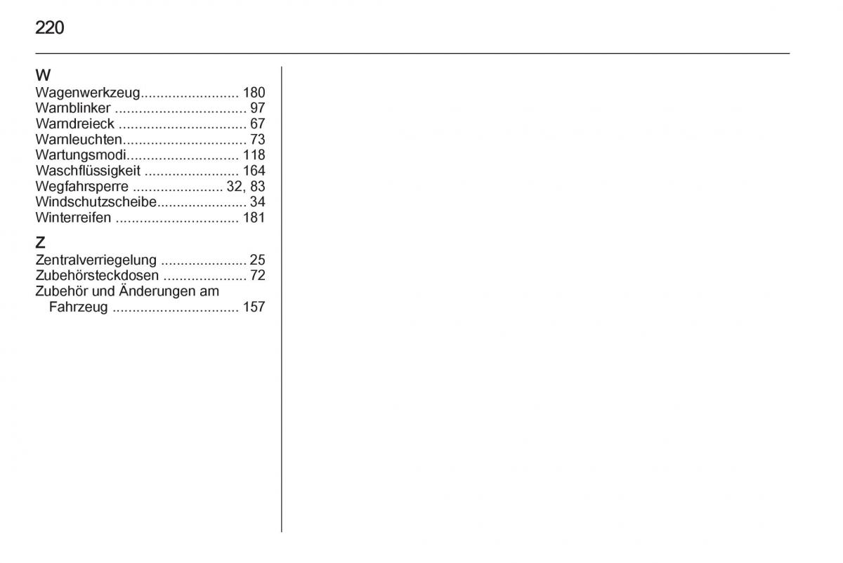 Opel Ampera Handbuch / page 222