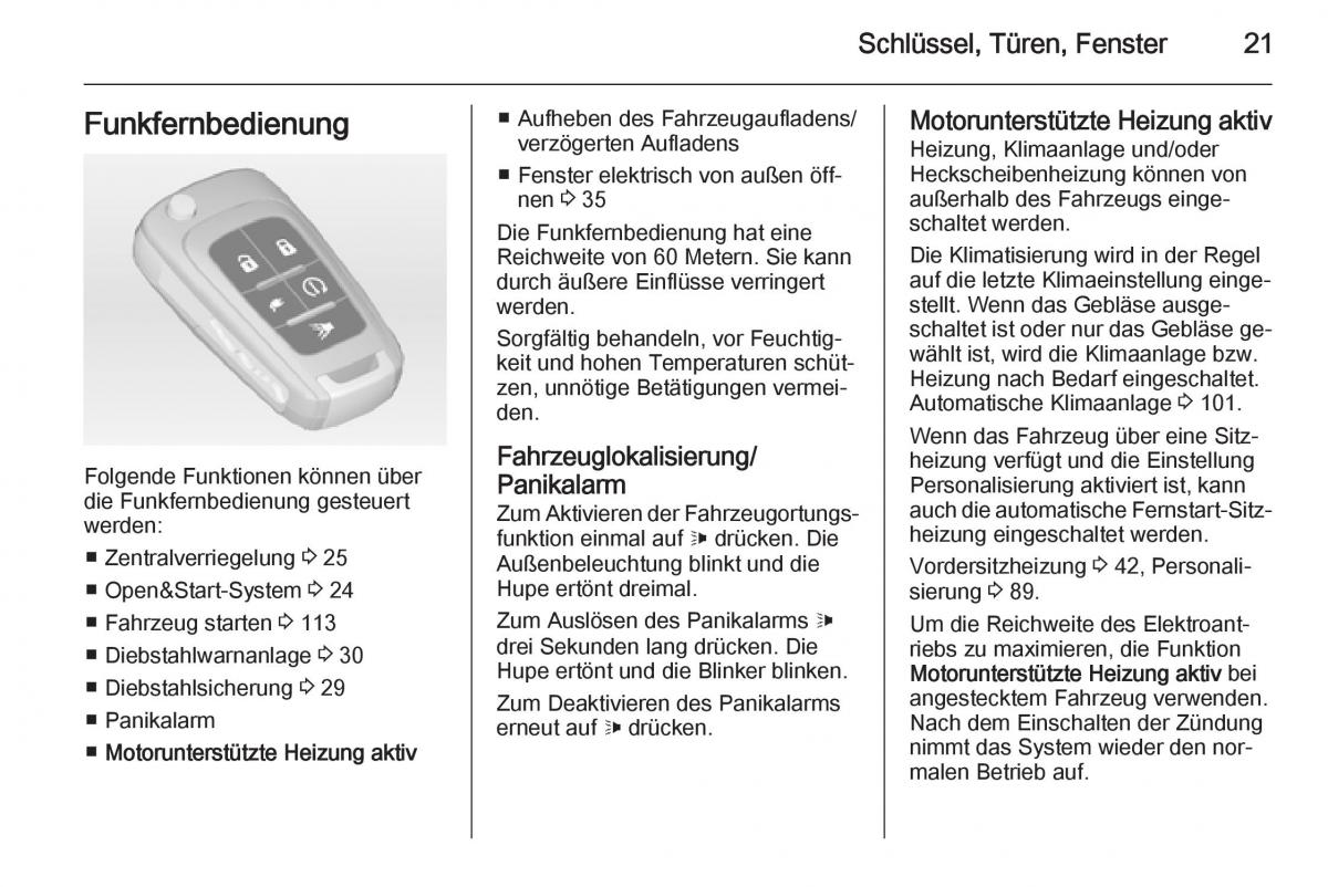 Opel Ampera Handbuch / page 23