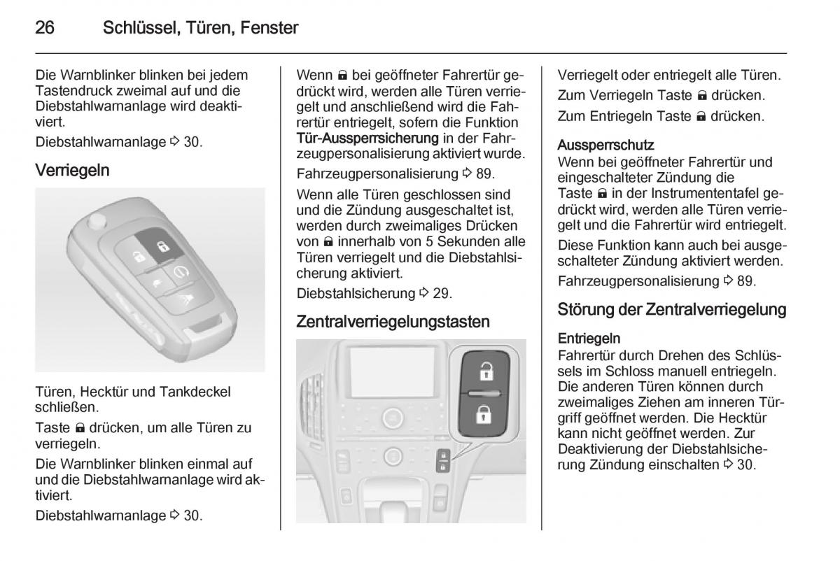 Opel Ampera Handbuch / page 28