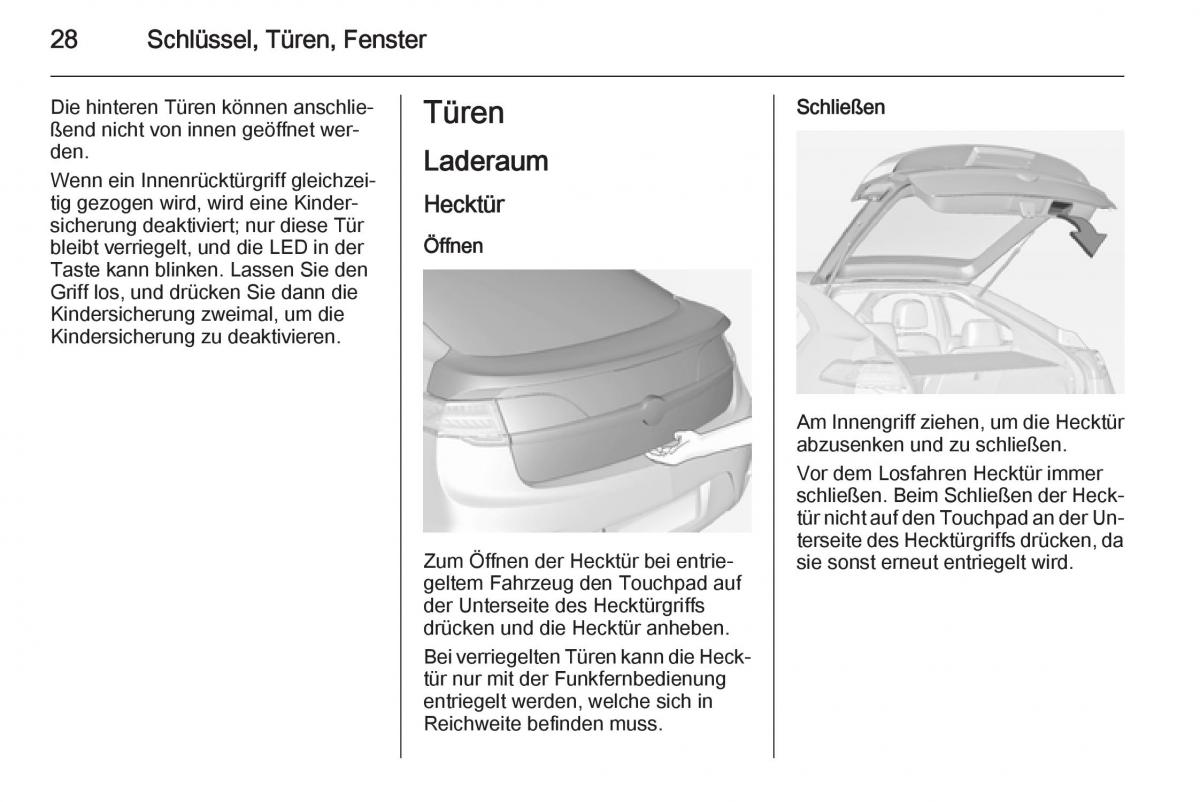 Opel Ampera Handbuch / page 30