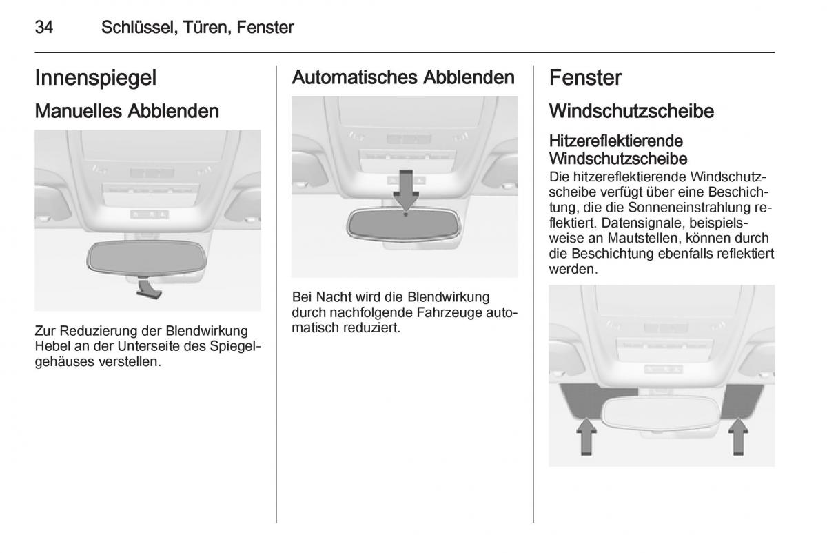 Opel Ampera Handbuch / page 36