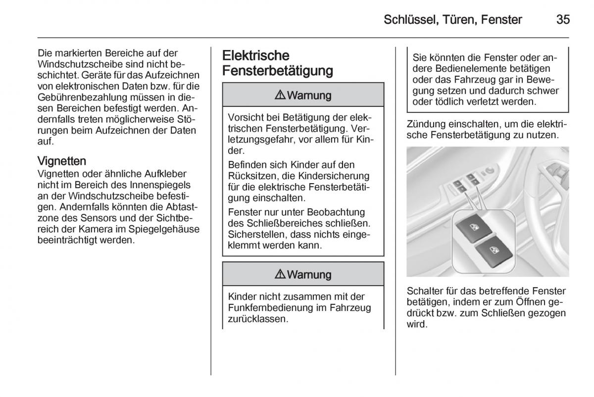 Opel Ampera Handbuch / page 37