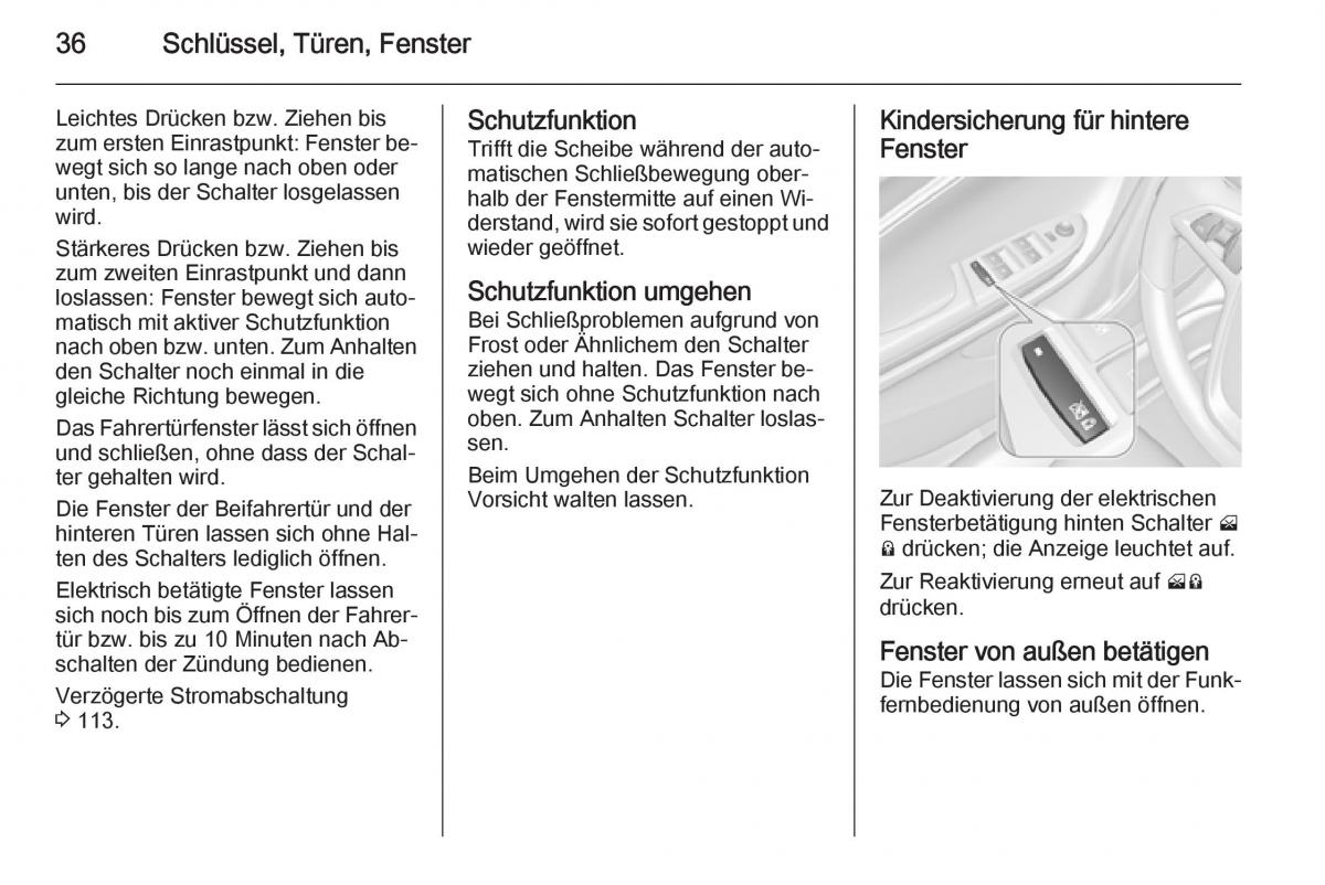 Opel Ampera Handbuch / page 38