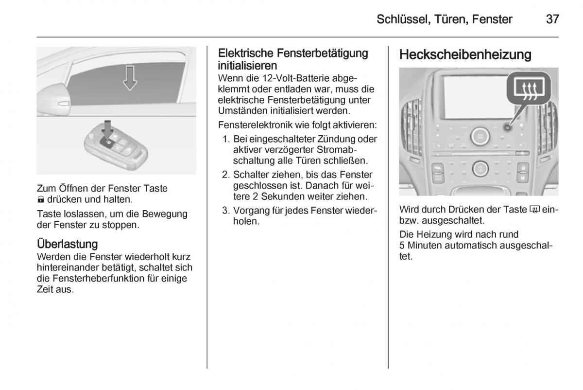 Opel Ampera Handbuch / page 39