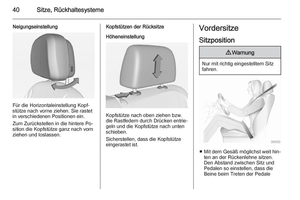 Opel Ampera Handbuch / page 42