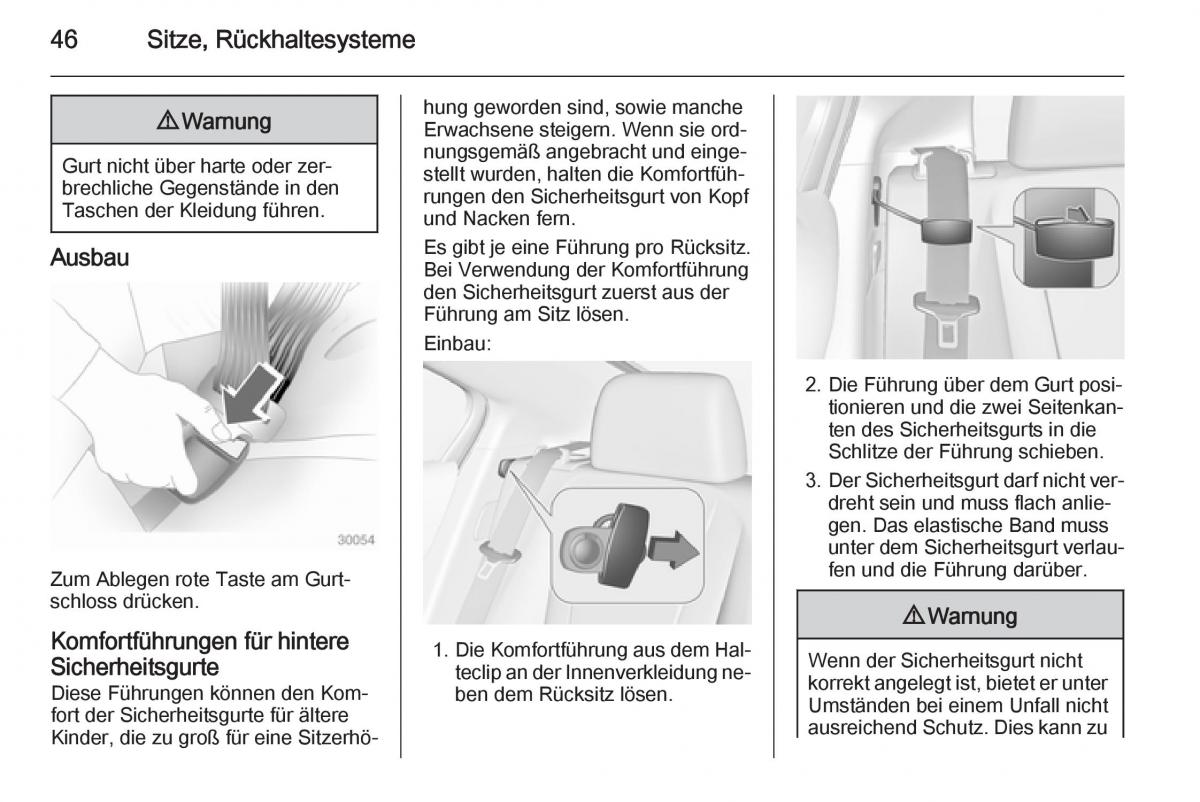 Opel Ampera Handbuch / page 48