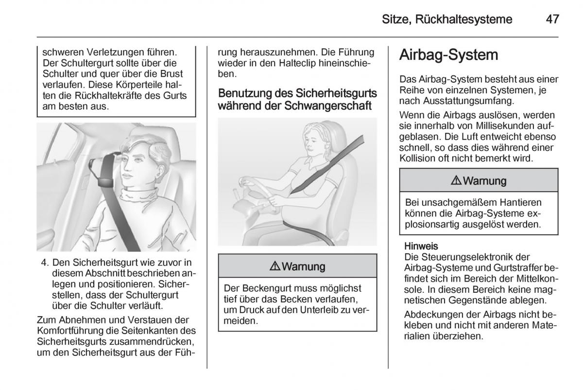 Opel Ampera Handbuch / page 49