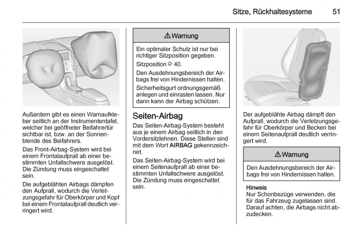 Opel Ampera Handbuch / page 53