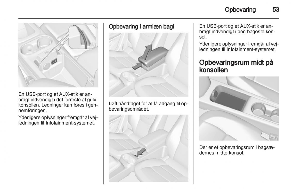 Opel Ampera Bilens instruktionsbog / page 55