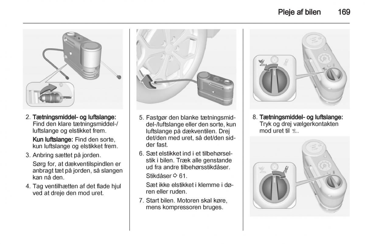 Opel Ampera Bilens instruktionsbog / page 171