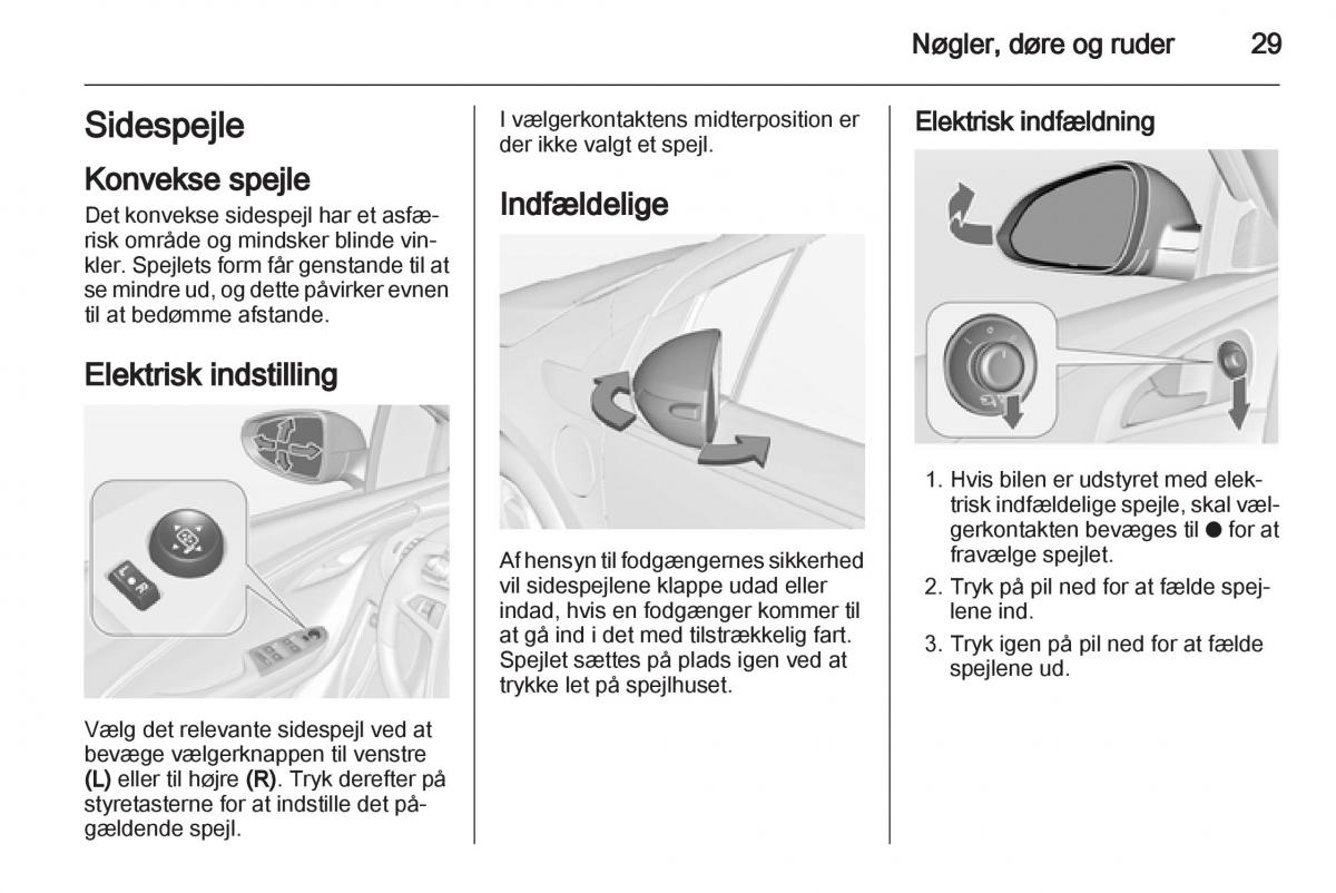 Opel Ampera Bilens instruktionsbog / page 31