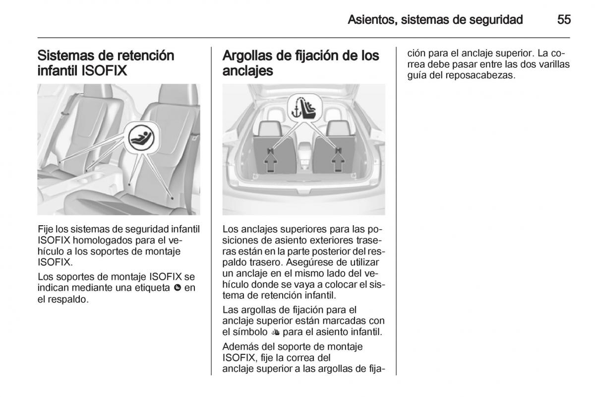 Opel Ampera manual del propietario / page 57