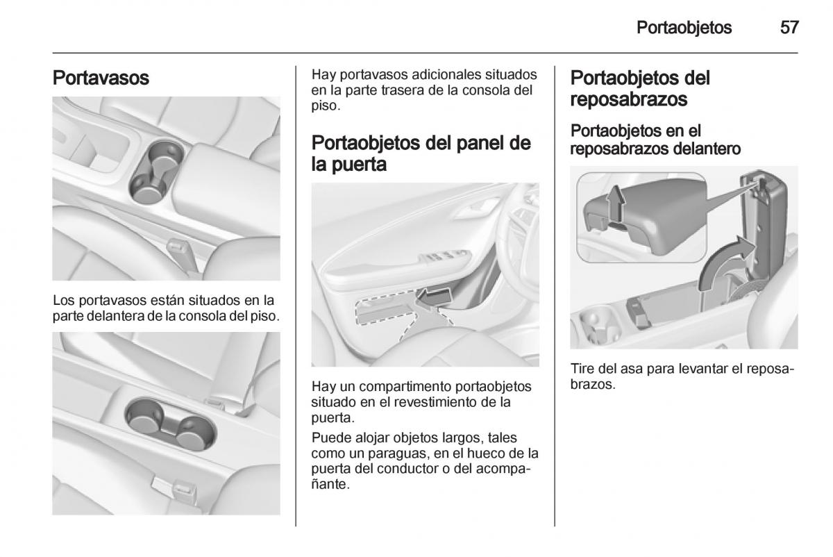 Opel Ampera manual del propietario / page 59