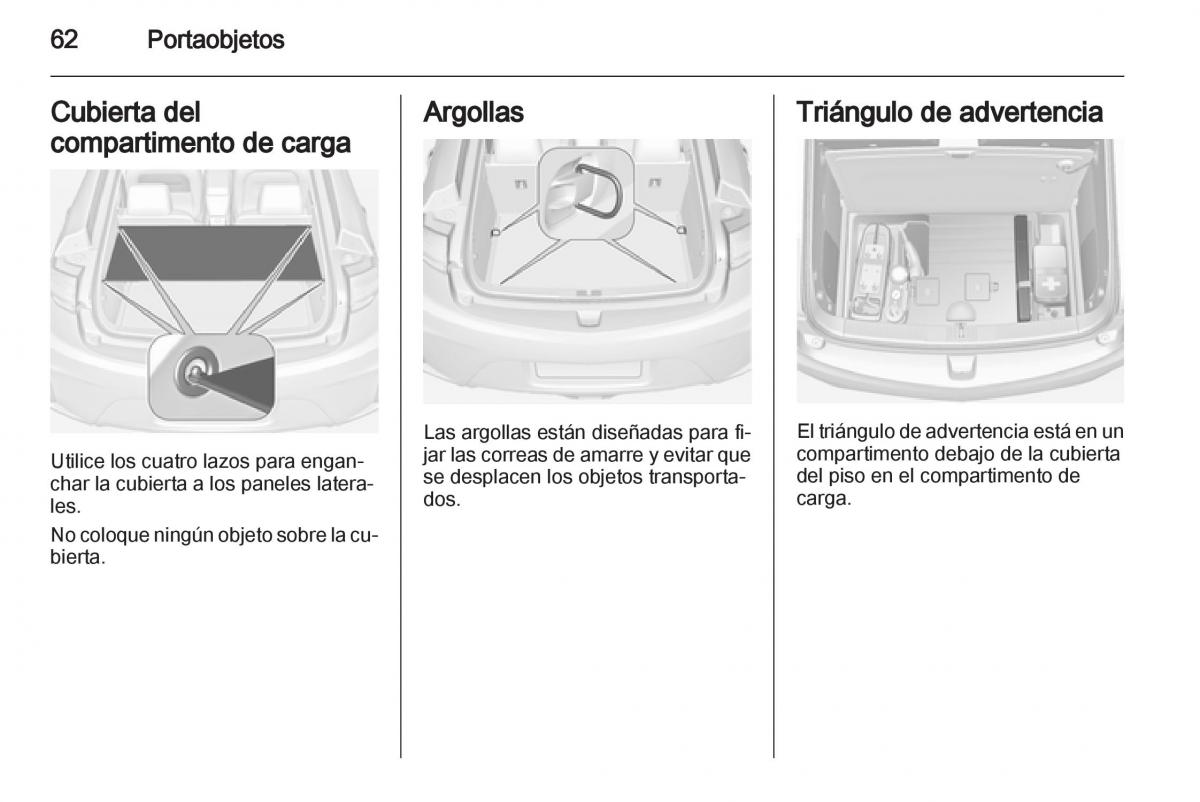 Opel Ampera manual del propietario / page 64