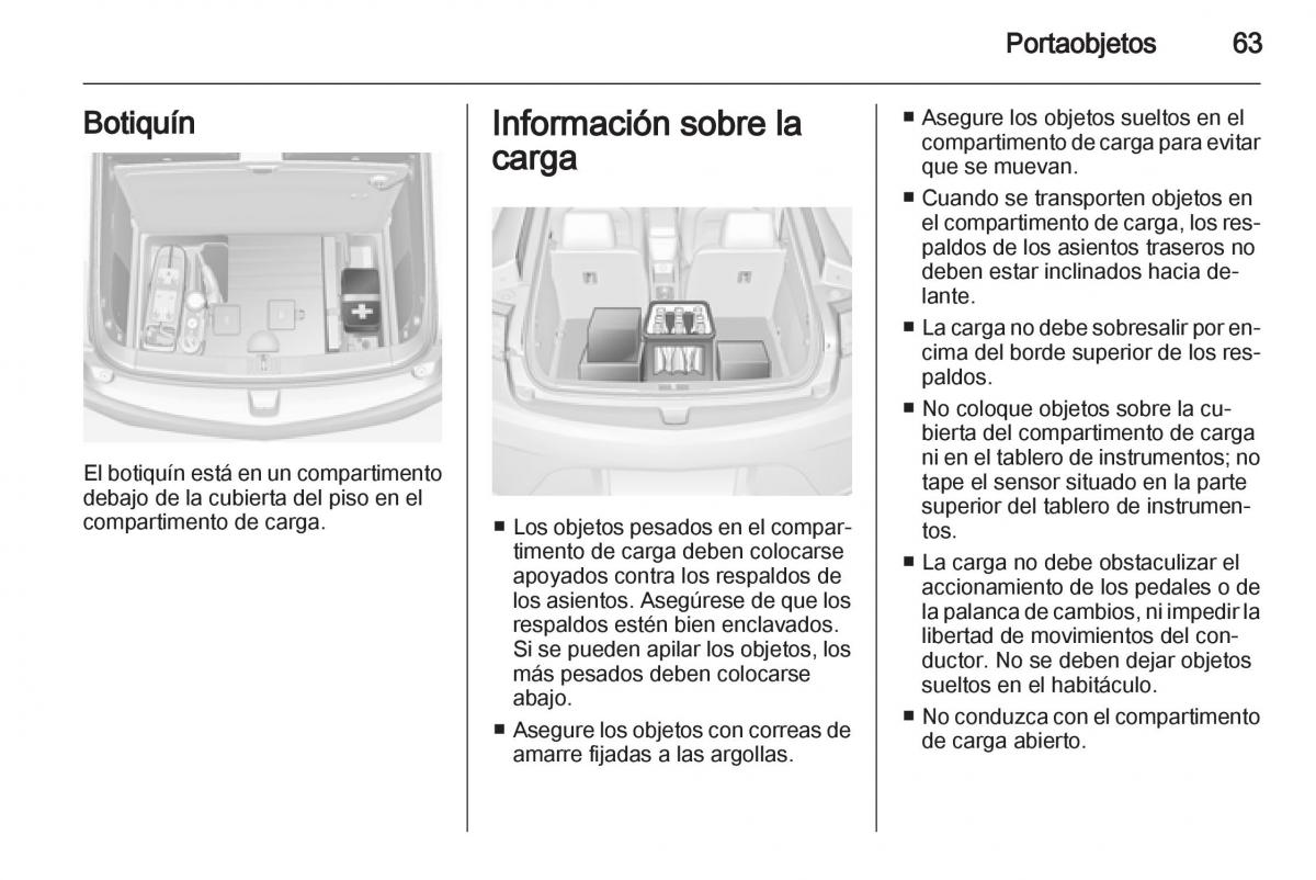 Opel Ampera manual del propietario / page 65